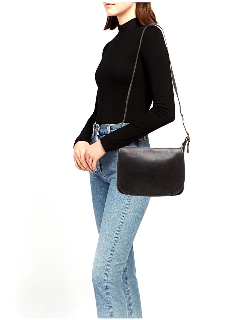 Coach Patricia Saddle Legacy Flap Vintage 9951 Leather